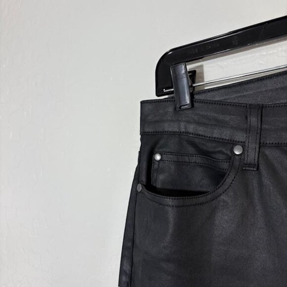 Eileen Fisher Jeans Womens 4 Black Skinny Stretch Denim Cotton Blend Made in USA - Picture 2 of 7